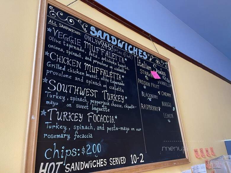 Semifreddi's Bakery - Kensington, CA menu_pic