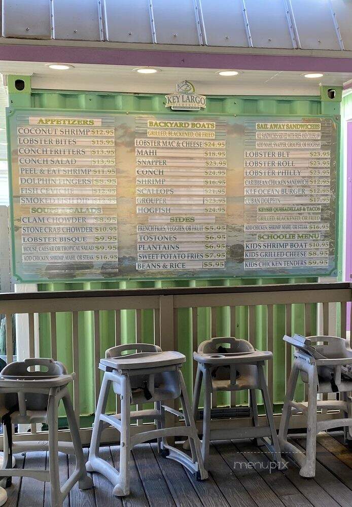Key Largo Fisheries Backyard - Key Largo, FL menu_pic