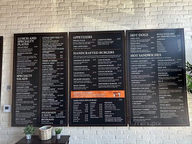 Deemers American Grill - Laguna Niguel, CA menu_pic