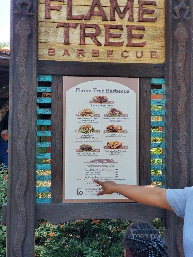 Flame Tree Barbecue - Lake Buena Vista, FL menu_pic