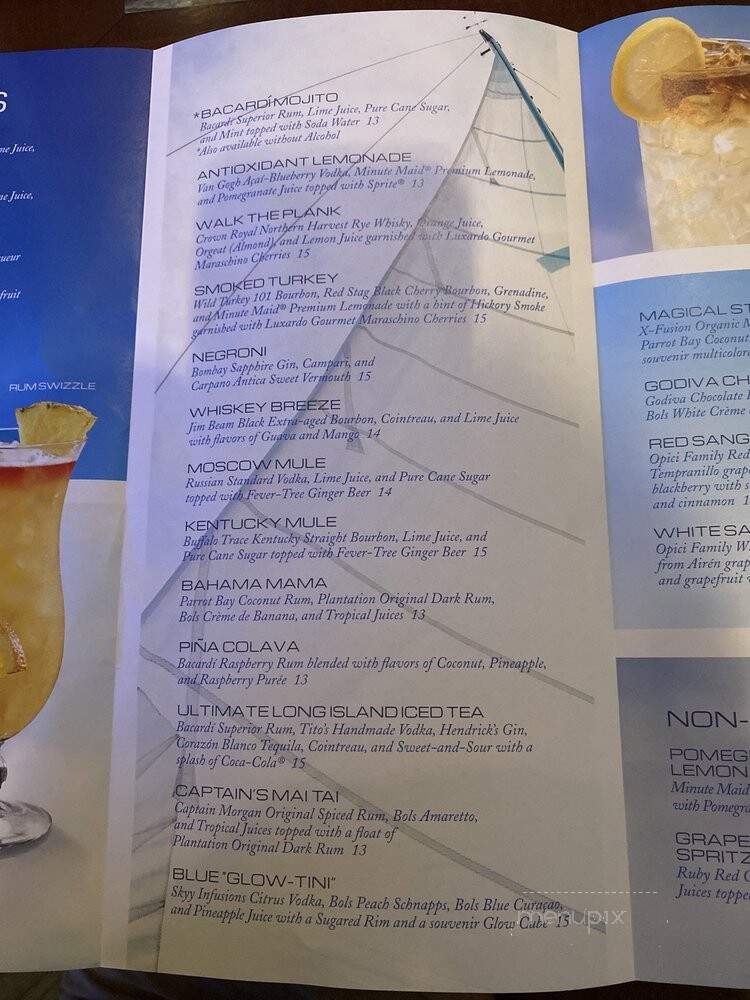 Martha's Vineyard - Lake Buena Vista, FL menu_pic