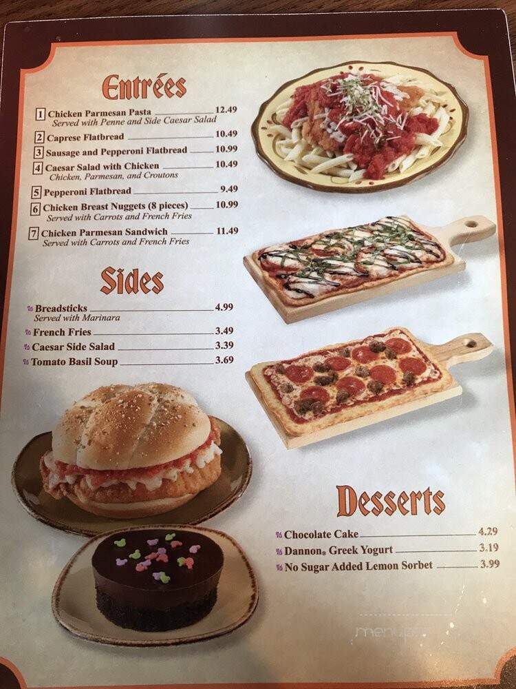 The Pinocchio Village Haus Restaurant - Lake Buena Vista, FL menu_pic