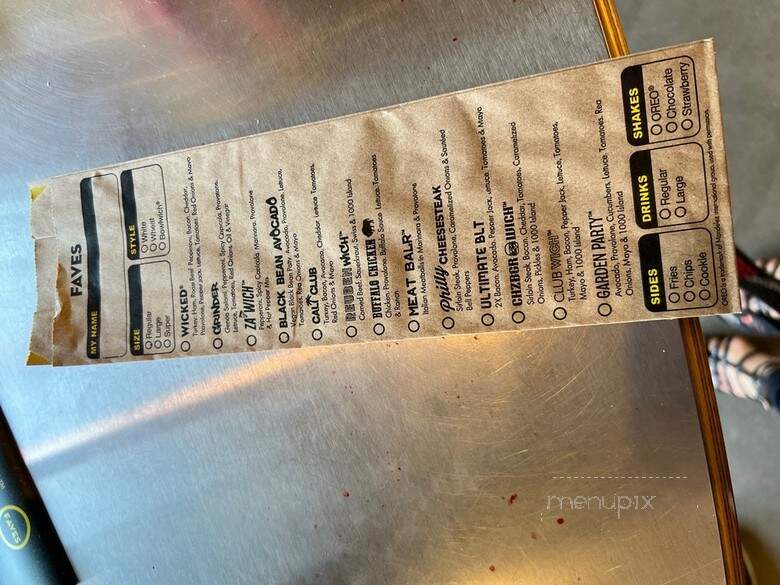 Which Wich - Lakewood, CO menu_pic