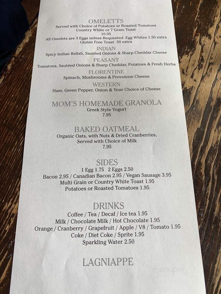 On Orange - Lancaster, PA menu_pic