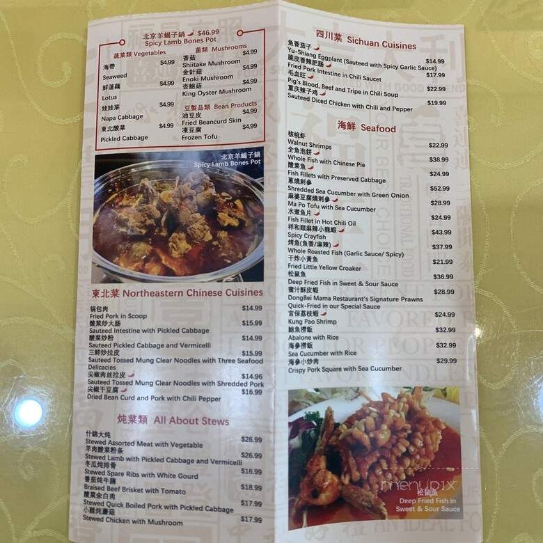 Dong Bei Mama - San Francisco, CA menu_pic