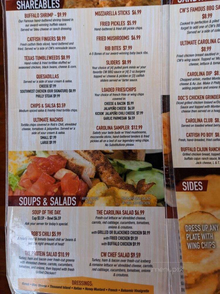 Carolina Wings - Lexington, SC menu_pic