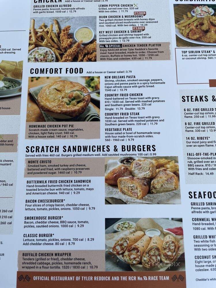 Cheddar's - Lexington, KY menu_pic