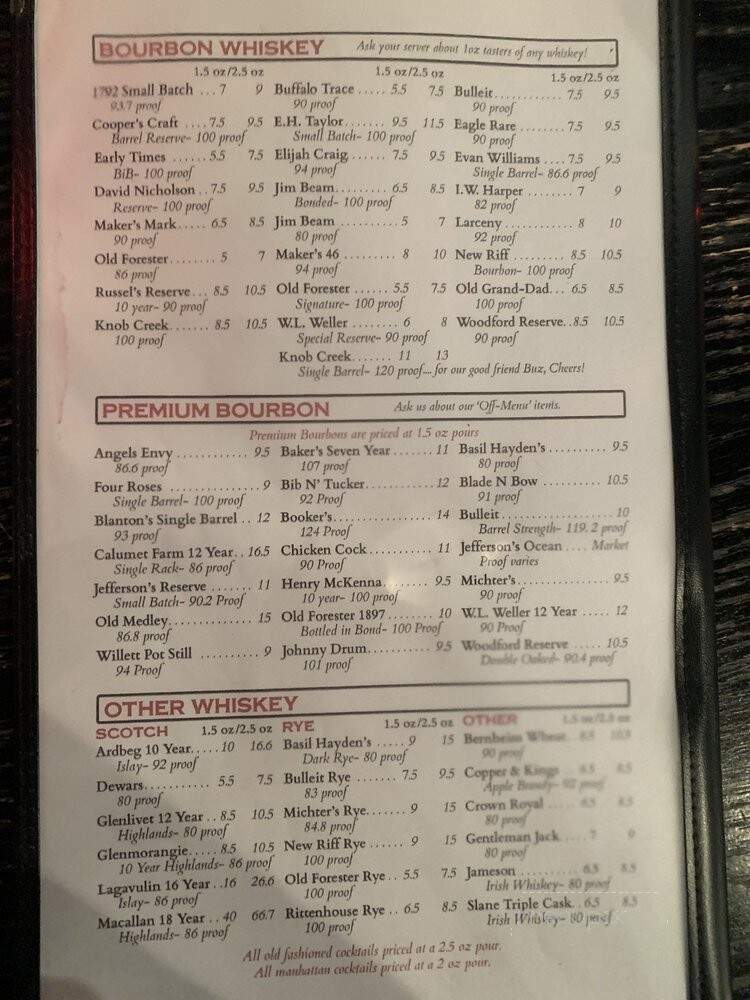 Coals Artisan Pizza - Louisville, KY menu_pic