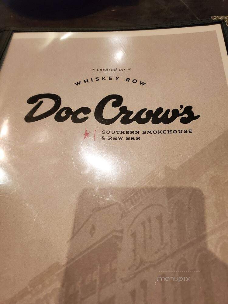 Doc Crow's - Louisville, KY menu_pic