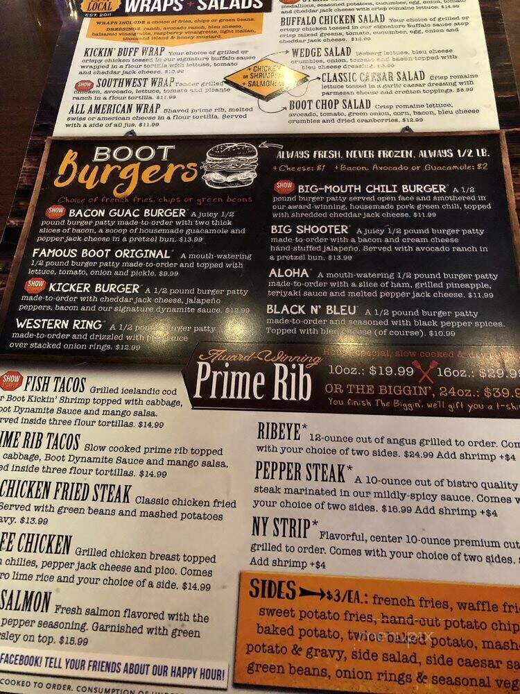 The Boot Grill - Loveland, CO