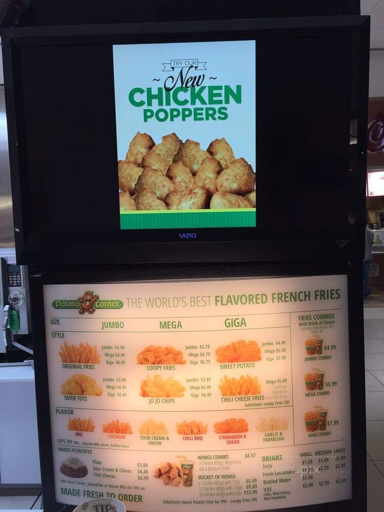 Potato Corner - Lubbock, TX menu_pic
