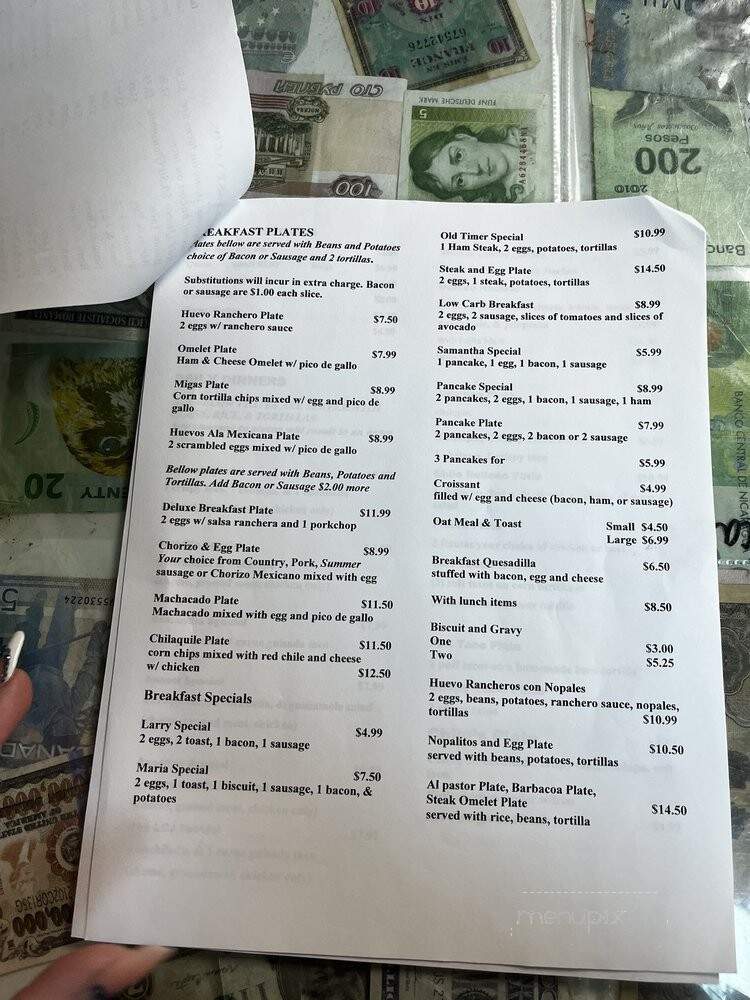 L S Mex Restaurant - Lufkin, TX menu_pic