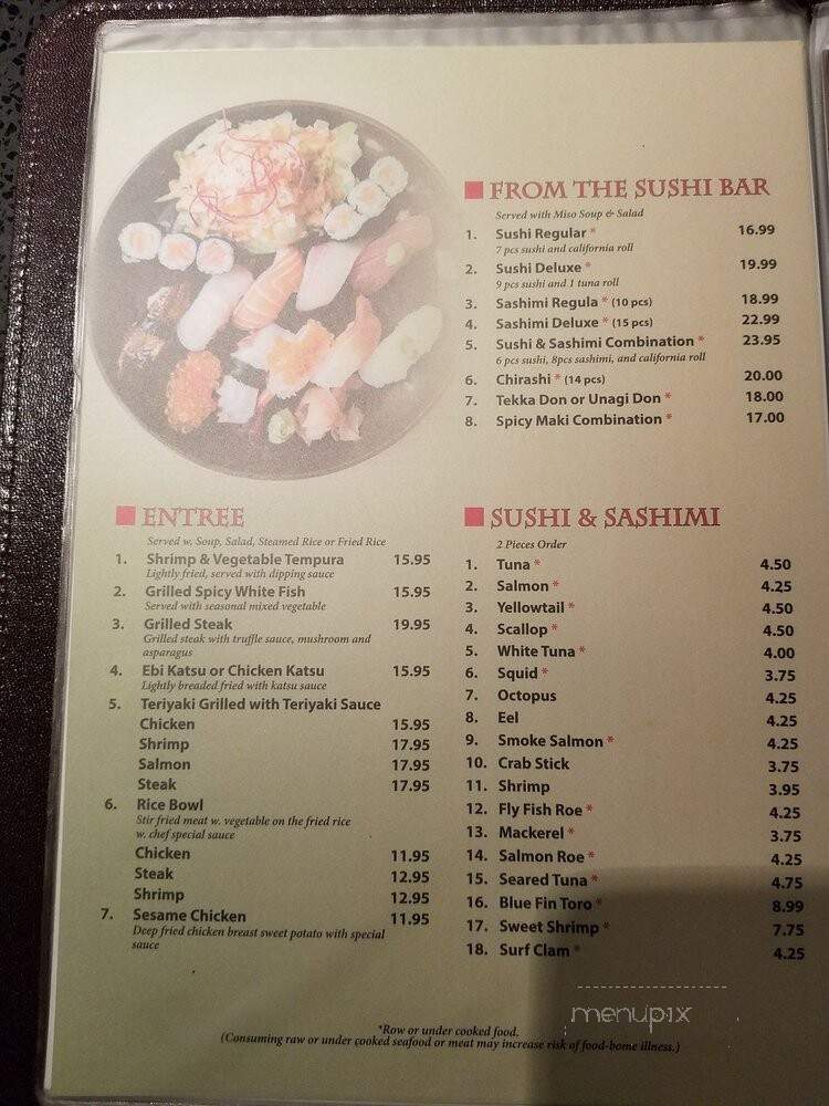 Hokkaido - Madison, MS menu_pic