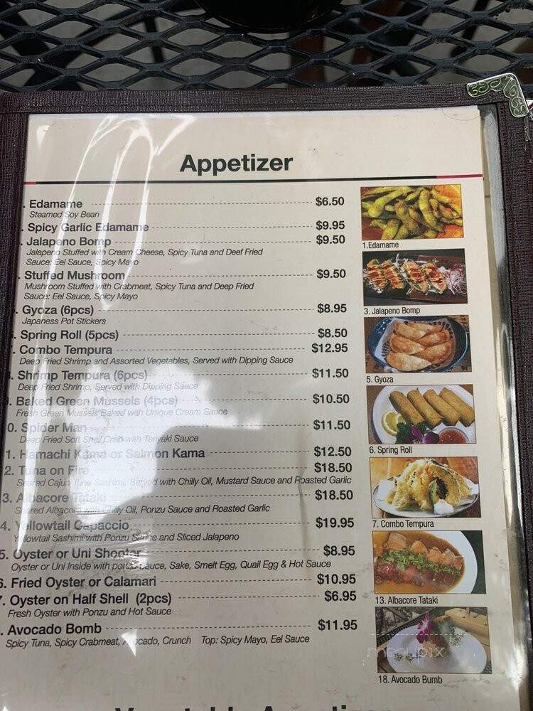 Matsu Sushi - Manteca, CA menu_pic
