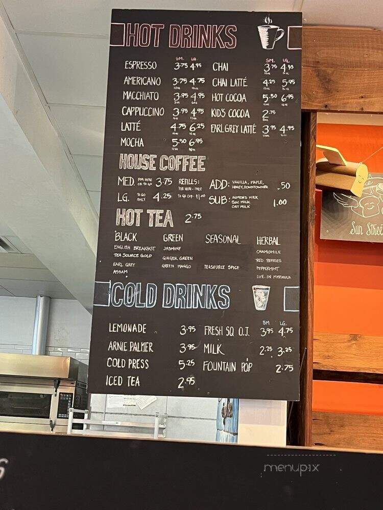 Sun Street Breads - Minneapolis, MN menu_pic