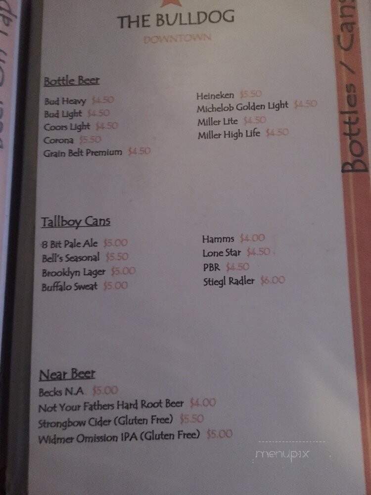 Bullfrog Cajun Bar - Minneapolis, MN menu_pic