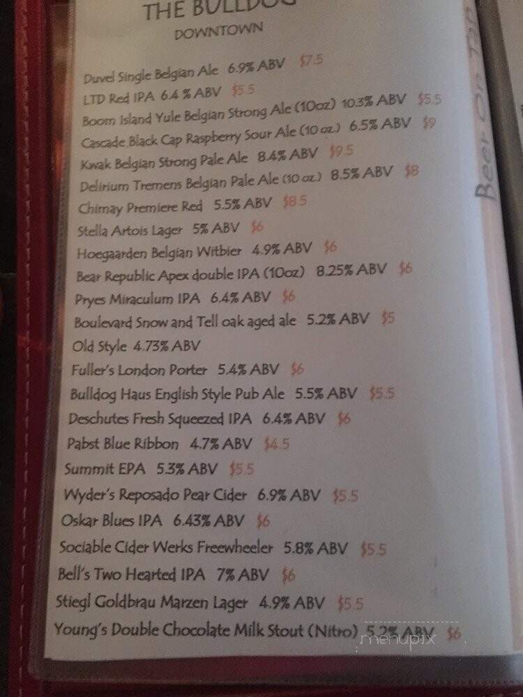 Bullfrog Cajun Bar - Minneapolis, MN menu_pic