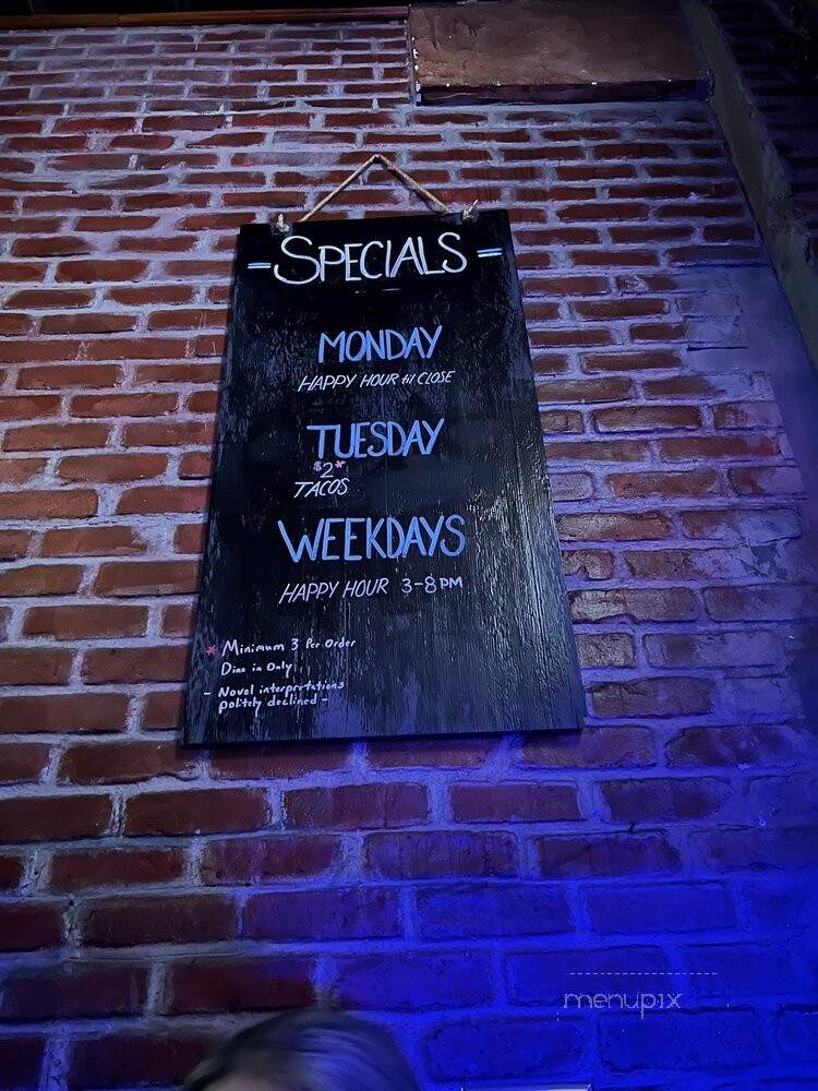 Snakepit Alehouse - Los Angeles, CA menu_pic