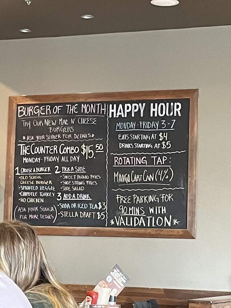The Counter Burger - Los Angeles, CA menu_pic