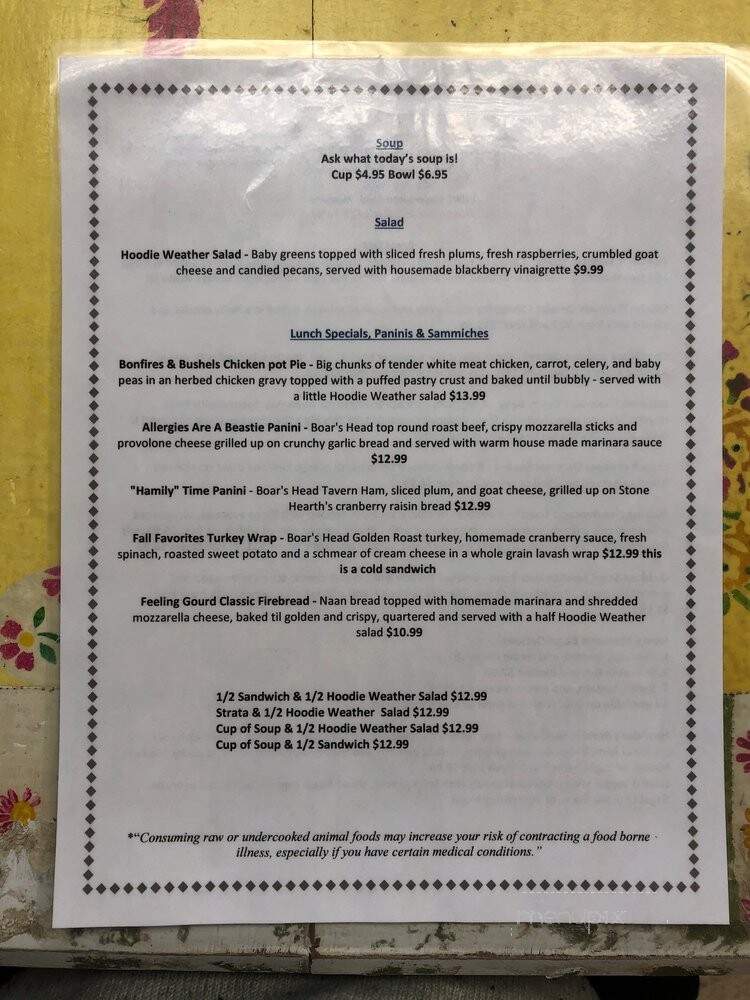 The Buzz - Monrovia, MD menu_pic