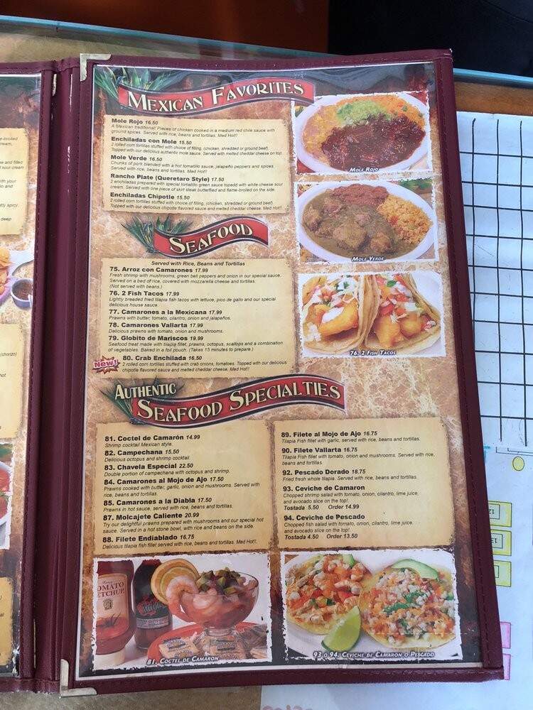 Senor Tequila Mexican Grill - Naples, FL menu_pic