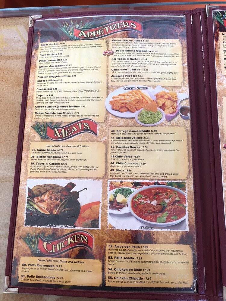 Senor Tequila Mexican Grill - Naples, FL menu_pic