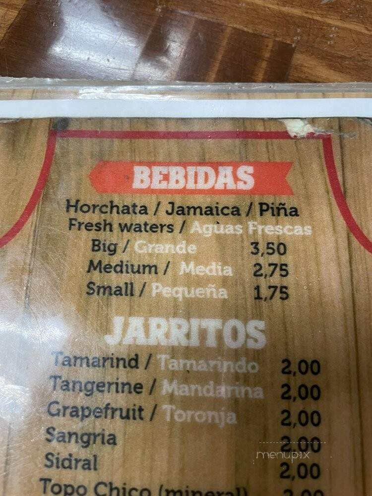 El Tapatio #1 - Nashville, TN menu_pic