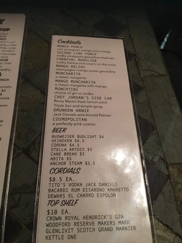 The Munch Factory - New Orleans, LA menu_pic