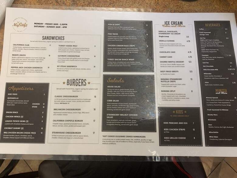 My Cafe - Newark, CA menu_pic