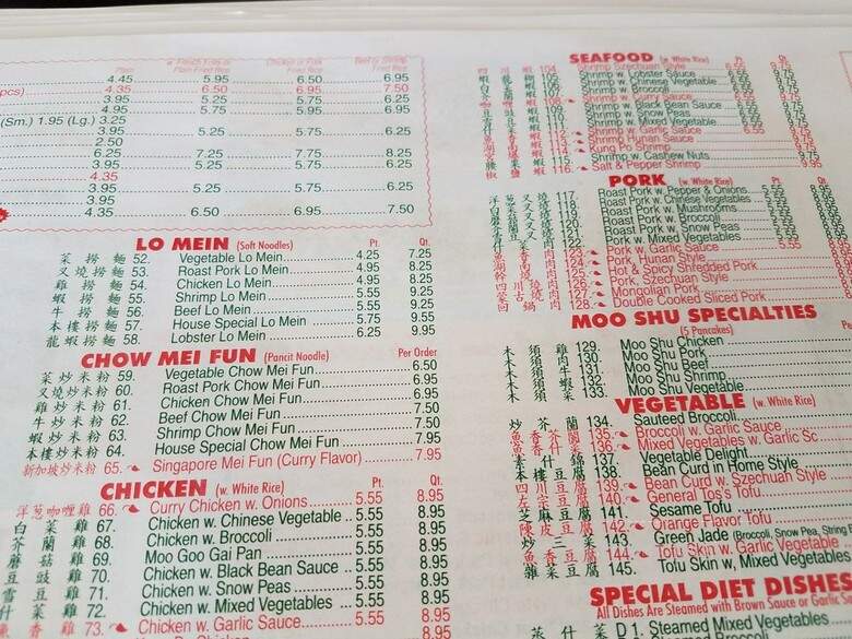 China Ocean - Norfolk, VA menu_pic