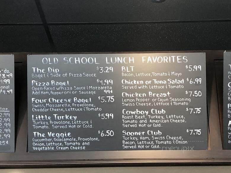 Old School Bagel Cafe - Norman, OK menu_pic