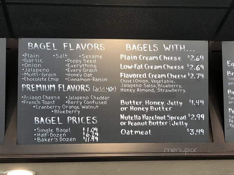 Old School Bagel Cafe - Norman, OK menu_pic
