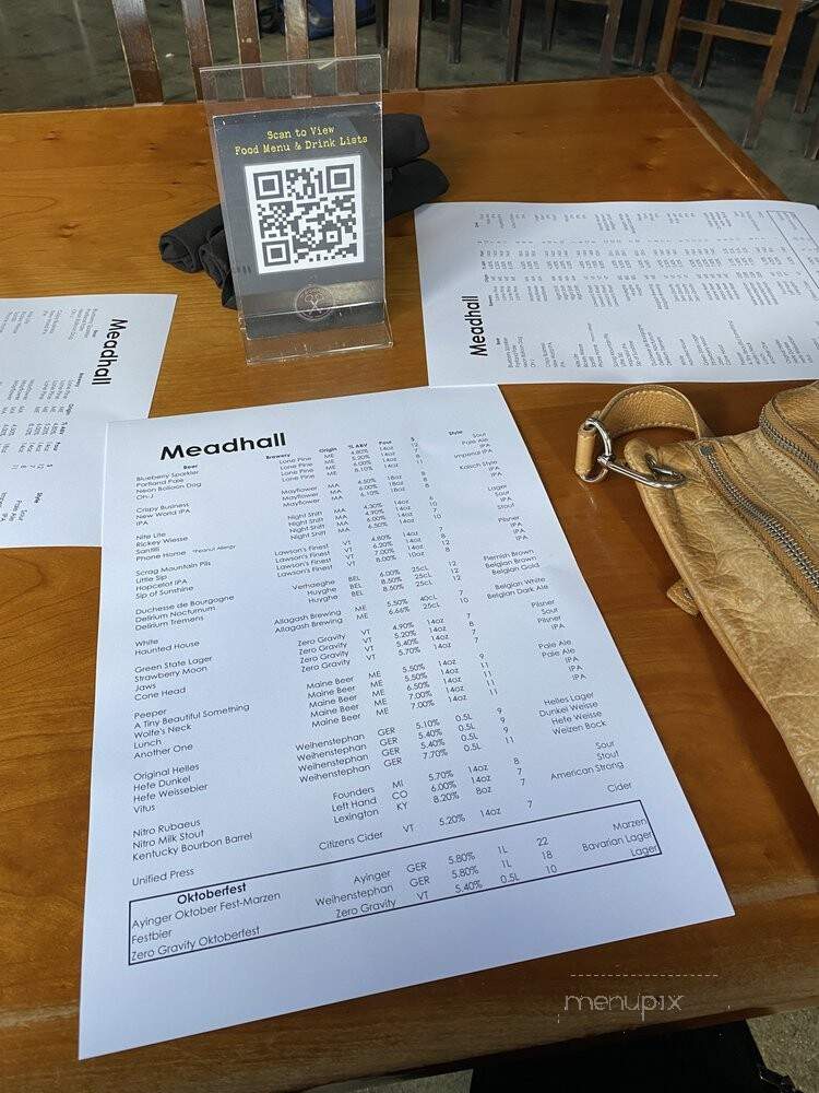 Meadhall - Cambridge, MA menu_pic