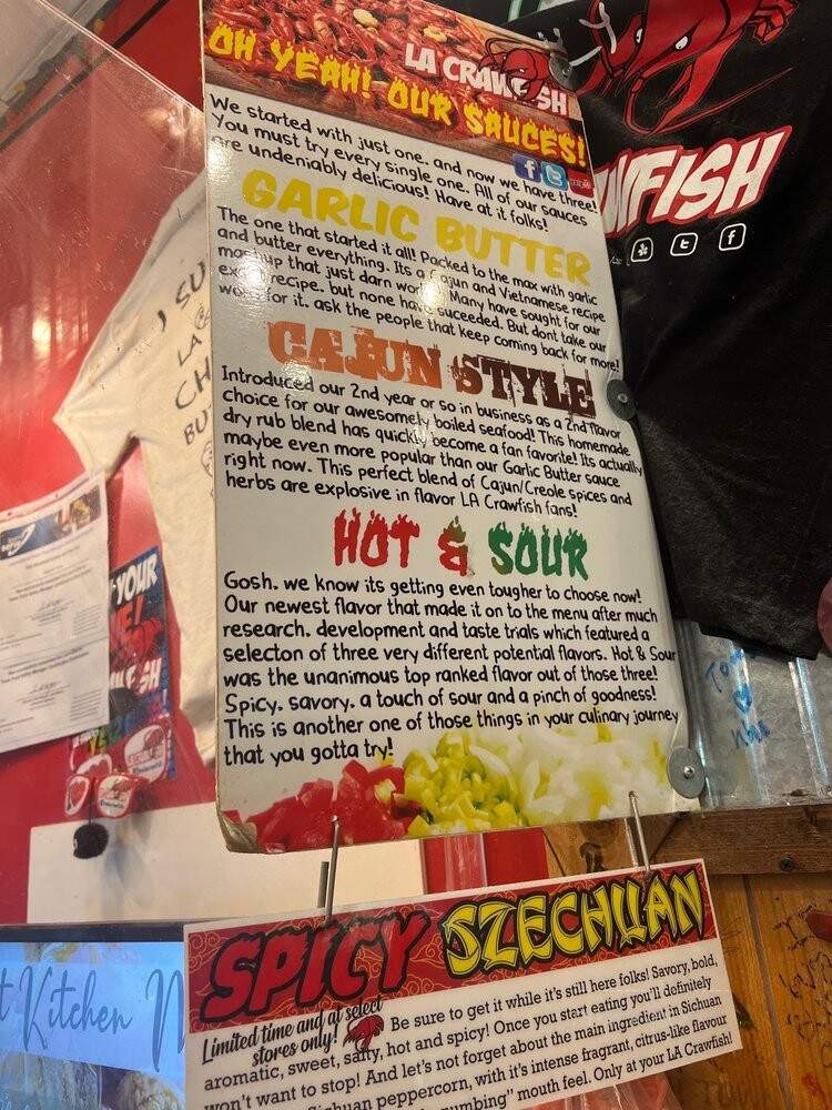 LA Crawfish - Houston, TX menu_pic