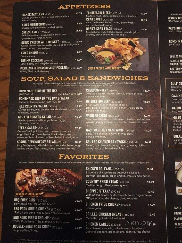 Saltgrass Steakhouse - Oklahoma City, OK menu_pic