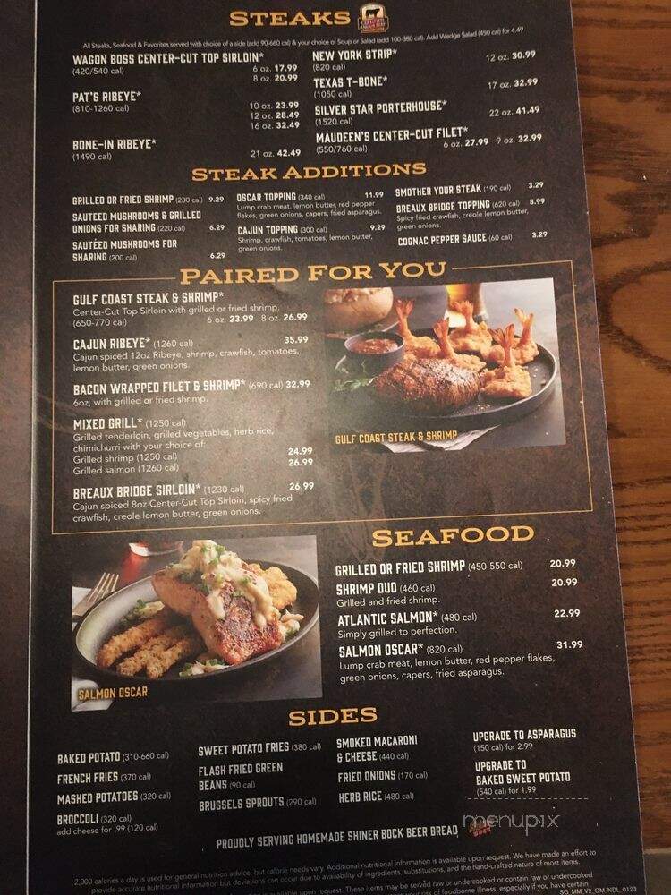 Saltgrass Steakhouse - Oklahoma City, OK menu_pic