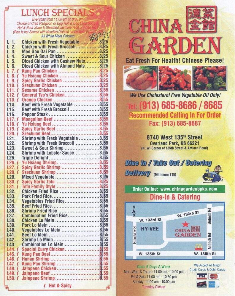 Oriental Garden - Overland Park, KS menu_pic