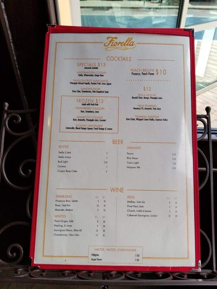Fiorella - Oxon Hill, MD menu_pic