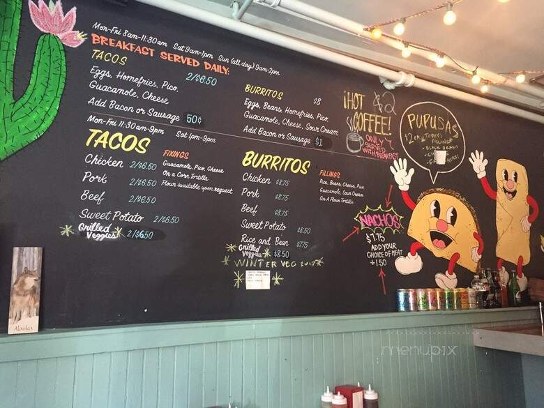 Honest Tom's Taco Shop - Philadelphia, PA menu_pic