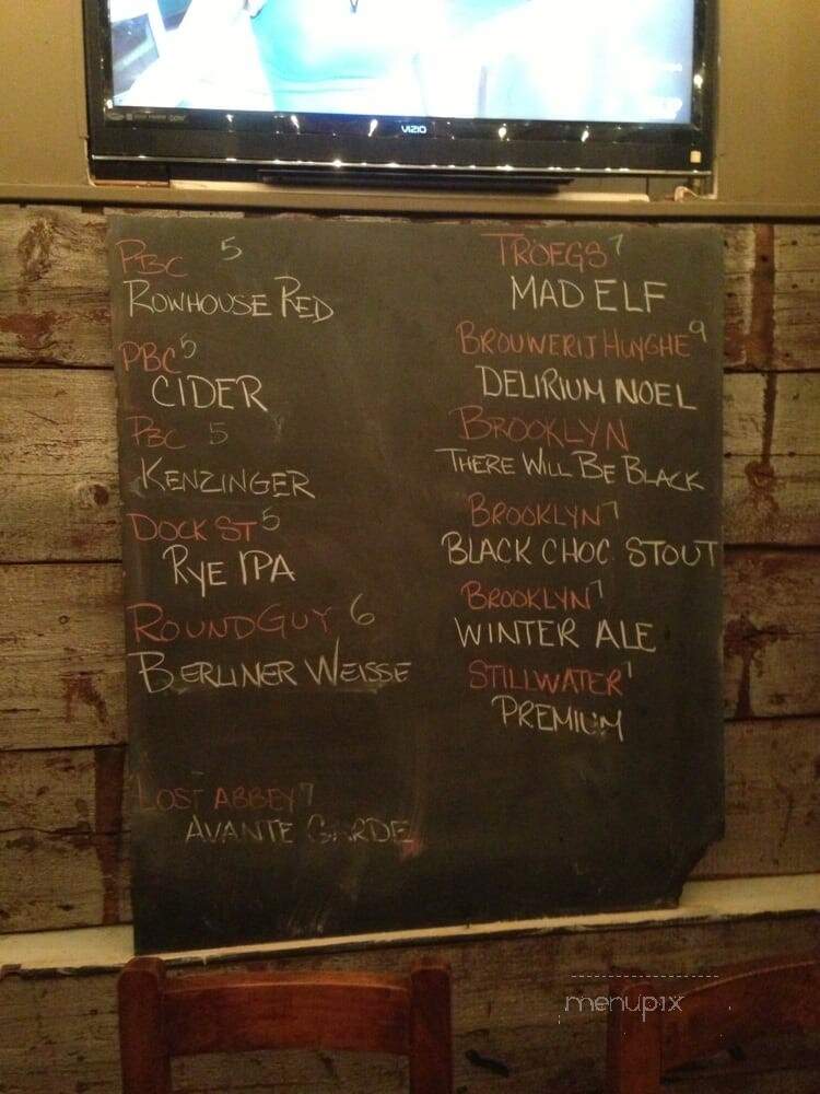 Falls Taproom - Philadelphia, PA menu_pic