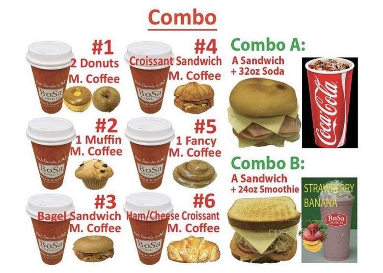 Bosa Donuts - Phoenix, AZ menu_pic