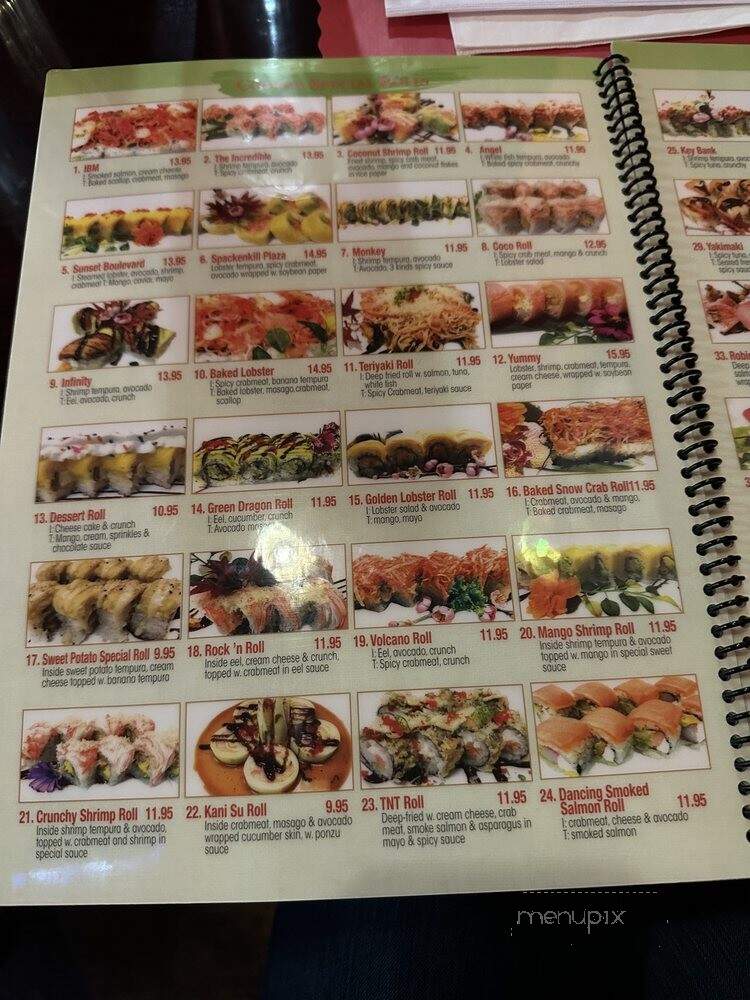 Bonsai Japanese Restaurant - Poughkeepsie, NY menu_pic