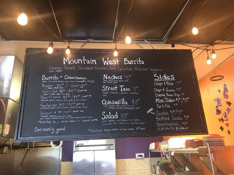 Mountain West Burrito - Provo, UT menu_pic