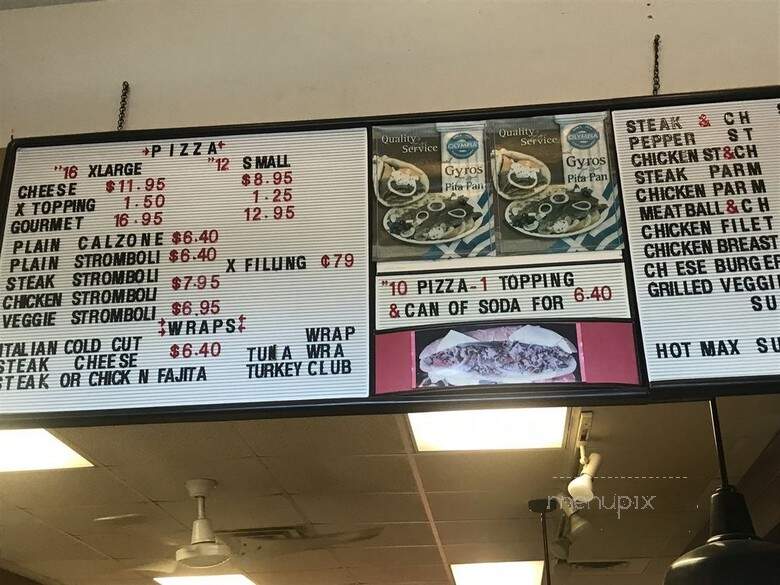 Max's Pizza - Raleigh, NC menu_pic