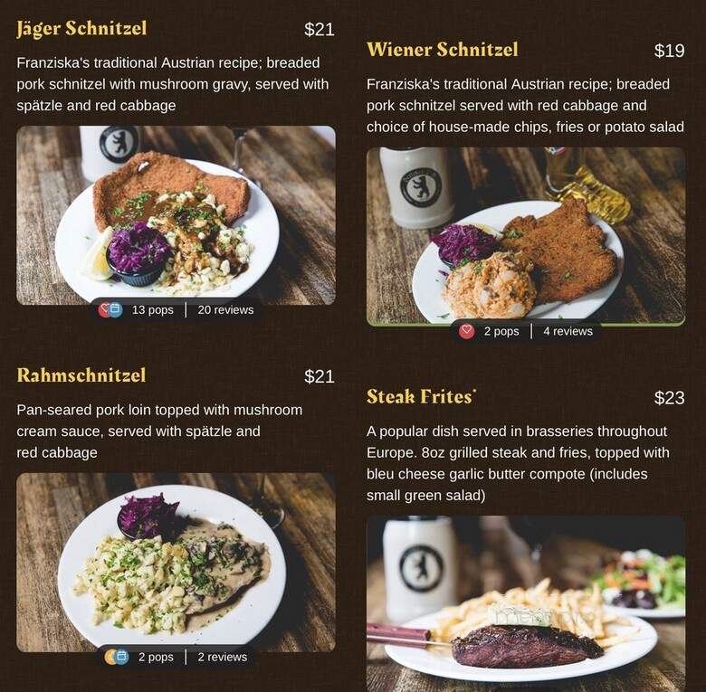 The Berliner Pub - Renton, WA menu_pic