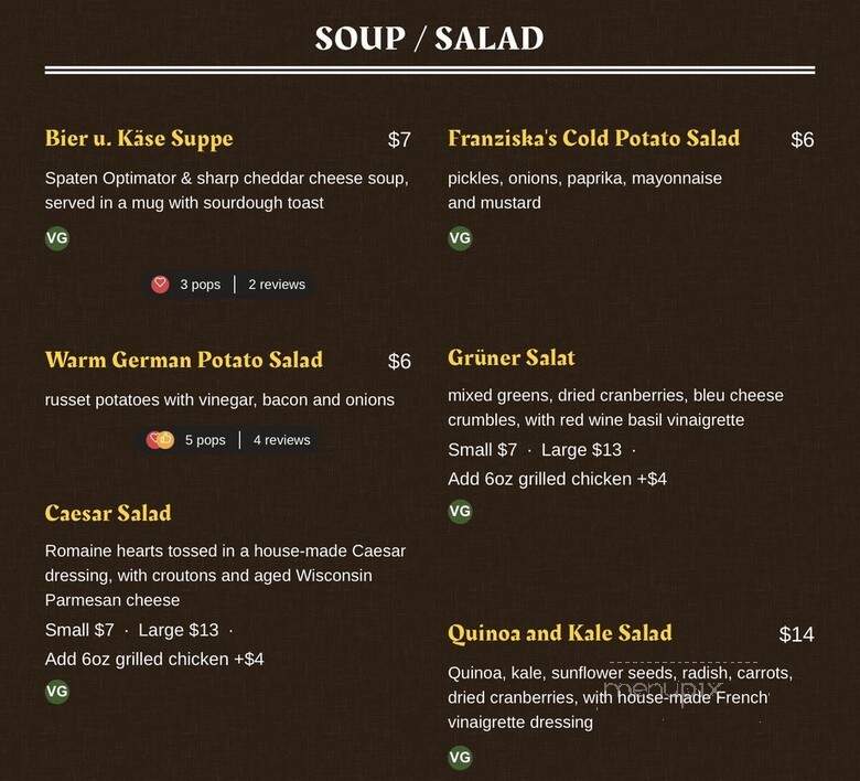 The Berliner Pub - Renton, WA menu_pic