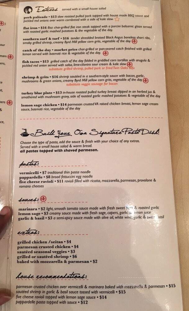 The Mill on MacArthur - Richmond, VA menu_pic