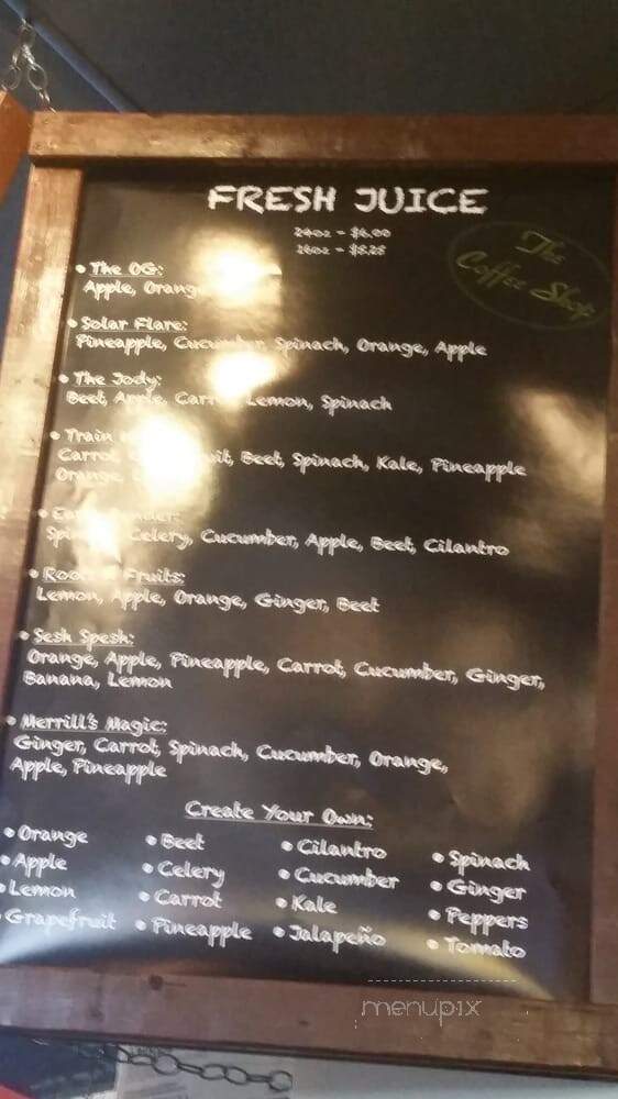 The Coffee Shop - Riverton, UT menu_pic