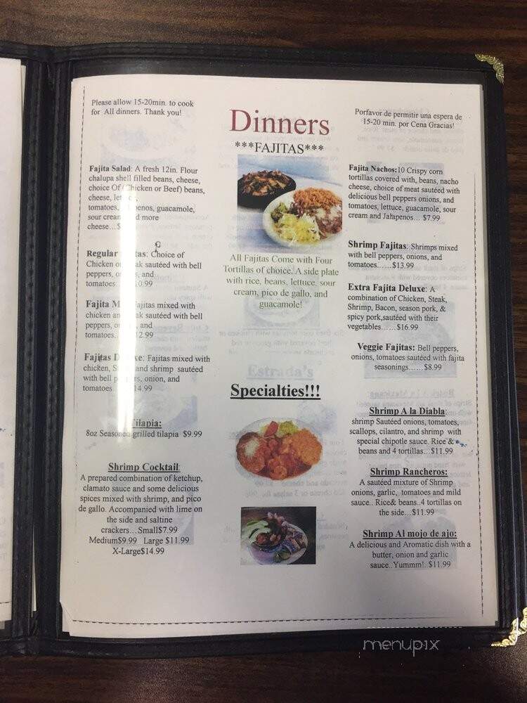 Yulianitas Mexican Restaurant - Rogers, AR menu_pic