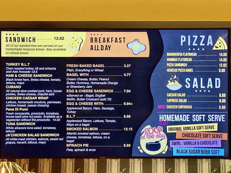Jaho Coffee Tea - Boston, MA menu_pic